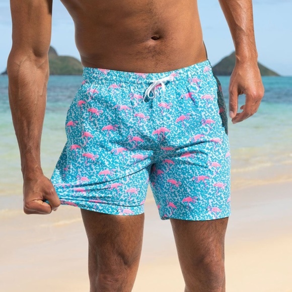 chubbies flamingo swim trunks